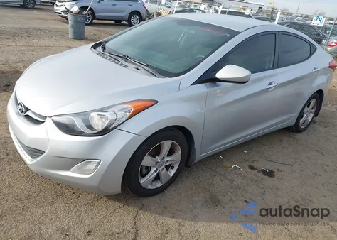 2013 Hyundai Elantra Gls z USA, uszkodzony, nr VIN 5NPDH4AE3DH420761